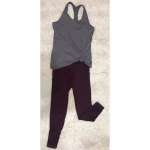 Athleta Halasana seamless high waisted 7/8 tight